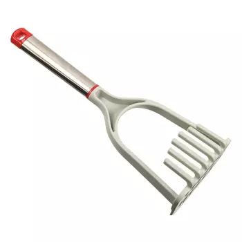 Толкушка для картофеля жаропрочный нейлон, ручка нержавеющая сталь/пластик, Премьер SATOSHI