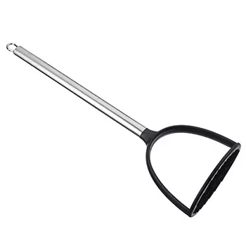 Толкушка жаропрочный нейлон, ручка нержавеющая сталь, Аргенто VETTA