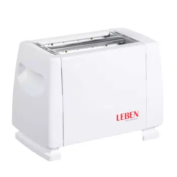 Тостер LEBEN 750 Вт, 2 отделения, функция выжигания фигурки на хлебе, 6 степеней поджарки 475-151