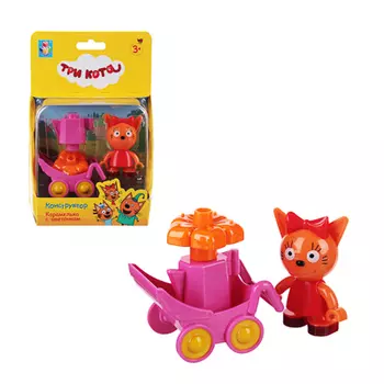 ТРИ КОТА Конструктор мал., ABS, 12,5х6,5х18,5см, 2 дизайна