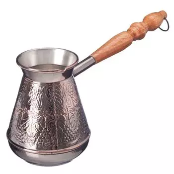 Турка для кофе 500мл, медная, "Виноград"