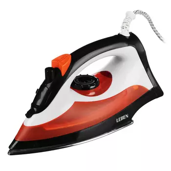 Утюг с отпаривателем LEBEN 2000 Вт, подошва - нерж. сталь, ES-5078 249-015