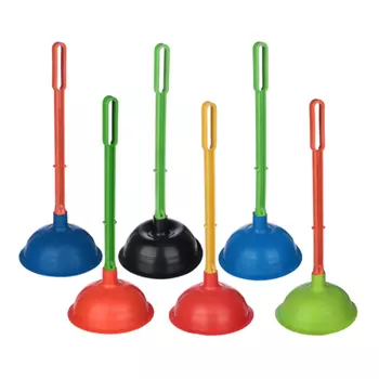 Вантуз, h38см, пластик, резина