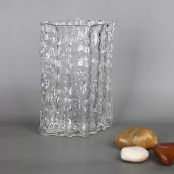 Ваза декоративная стеклянная, 15x21 см, арт.06.07-9