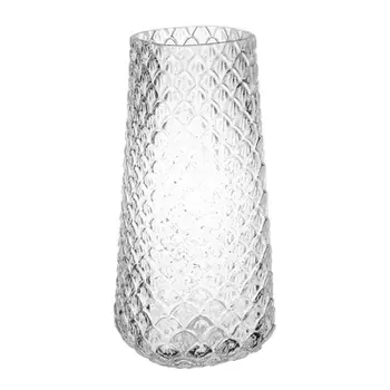 Ваза стеклянная, декоративная, 13x28 см, арт.17
