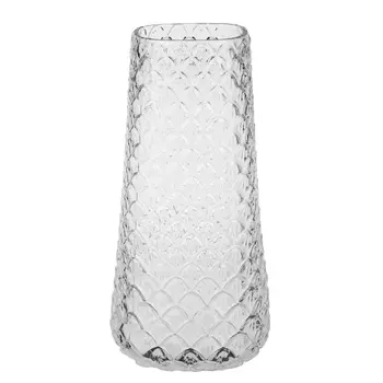 Ваза стеклянная, декоративная, 13x28 см, арт.17