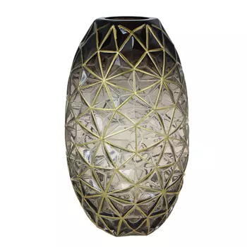 Ваза стеклянная, декоративная, 20x34 см, арт.1