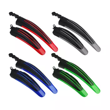 Велокрылья, 2 крыла, 41х8см (зад) 31х8.5см (перед), пластик, металл SILAPRO