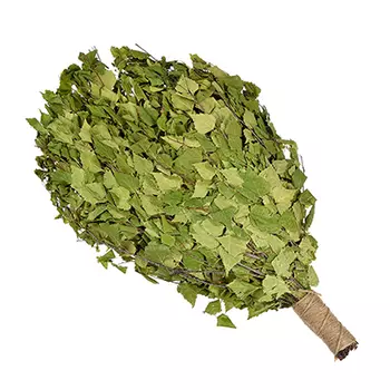 Веник березовый с оплеткой (евро) 38x60x10см