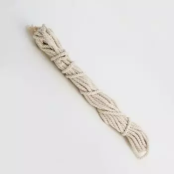 Веревка бельевая, х/б, узбекская, 10м x d4мм, арт.46027/5-009