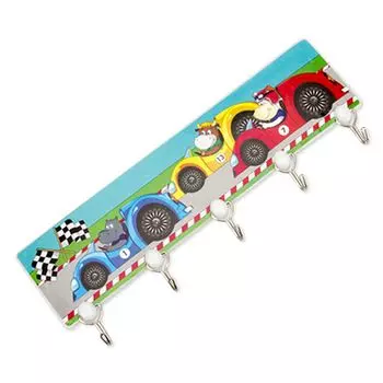 ВЕСЕЛЫЙ РОДЖЕР Крючки самоклеящиеся на планке, 5 шт, металл, пластик, GC-55