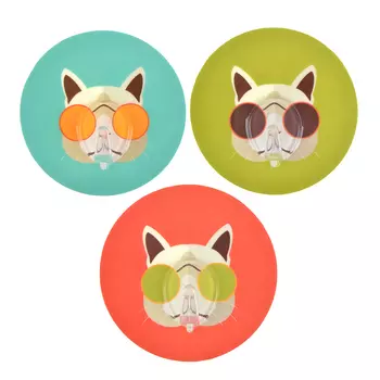 ВЕСЕЛЫЙ РОДЖЕР Крючок самоклеящийся, d=8,5 см, ПВХ, 3 дизайна