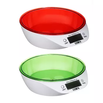 Весы кухонные электронные LEBEN "Стиль", до 5 кг 268-049