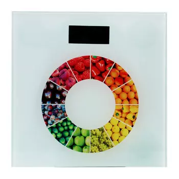 Весы напольные электронные, ЖК-дисплей, до 180кг, 28х28х0,5см., VS-048 487-048