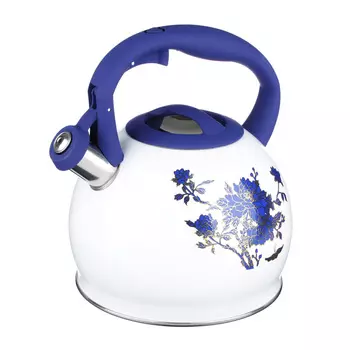 VETTA Чайник стальной 2,7л "Синие цветы", индукция