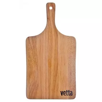 VETTA Доска разделочная гевея прямоуг. с ручкой 33x17x1,0см