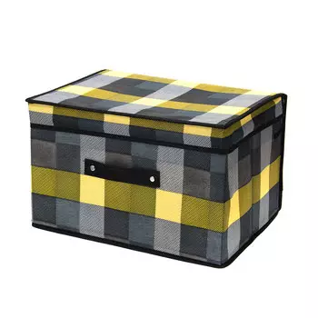 VETTA Короб для хранения, спанбонд, 40х30х25см, "Клетка"