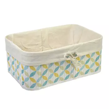 VETTA Коробка для хранения складная, бамбук, 33x23x14см Ромбы