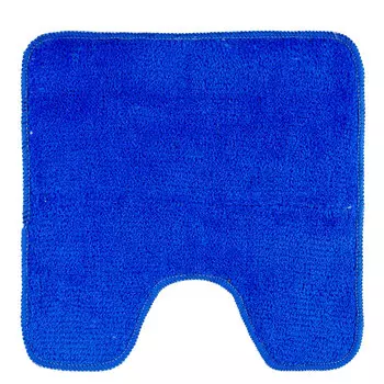 VETTA Коврик для туалета 50x50см, однотонный голубой, Дизайн GC