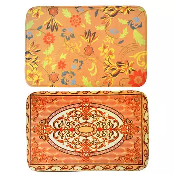 VETTA Коврик для ванной из микрофибры 40х60x0,8см, "Фантазия", 2 дизайна