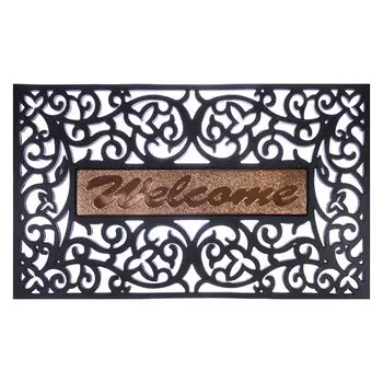 VETTA Коврик придверный, резиновый 45x75см, фигурный