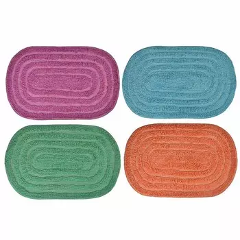 VETTA Коврик универсальный овальный, хлопок, 40х60см, 4 цвета