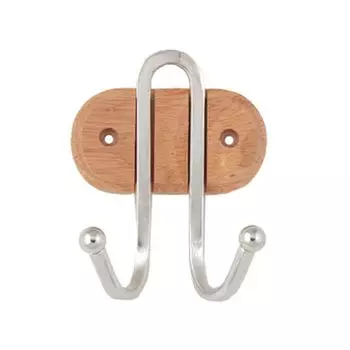 VETTA Крючок настенный двойной, 9,6x13x6,5см, арт. AE-916