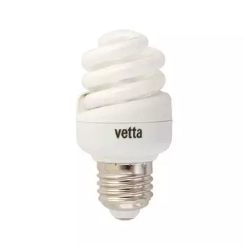 VETTA Лампа энергосберегающая E27 15W 2700K полн. спираль, трубка Т2