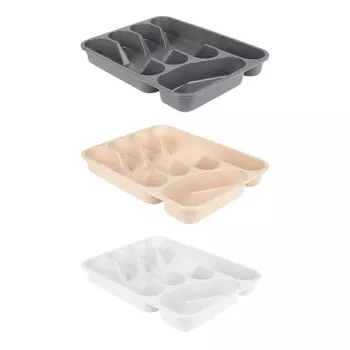 VETTA Лоток для столовых приборов, 5 секц, пластик, 32,8х25х4см, 3 цвета