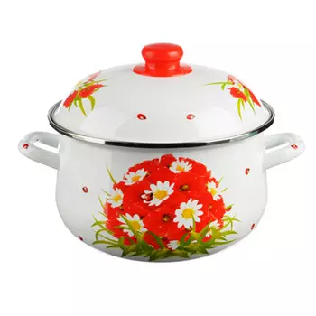 VETTA Марика Кастрюля эмалированная, 24см, 5,0л