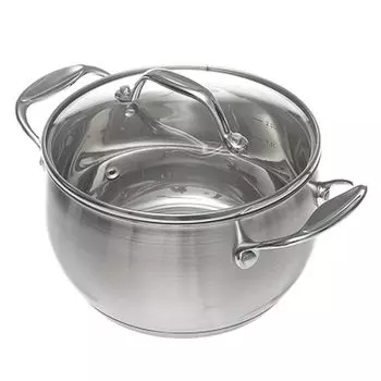 VETTA Милан Кастрюля 18х10,5см. 2,9л. со стекл. крышкой, индукция