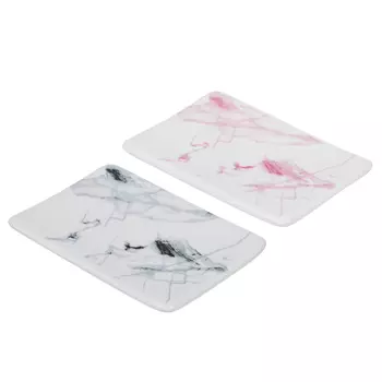 VETTA Мыльница, "Мрамор", керамика, 2 цвета