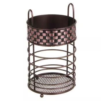 VETTA Подставка для столовых приборов "Плетенка", металл 20x10,5см