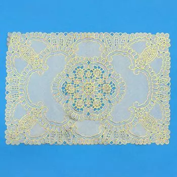 VETTA Салфетка ажурная, ПВХ, 30x45см, беж. золото, арт.SG504
