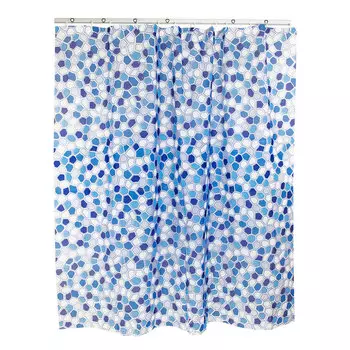 VETTA Шторка для ванной, ПЕВА, 180x180см, Мозаика, 4 цвета