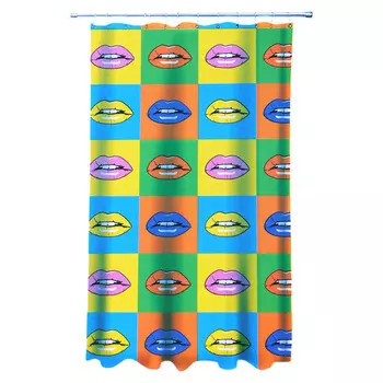 VETTA Шторка для ванной, ткань полиэстер с утяжелит, 180x180см, "Артхаус", Дизайн GC