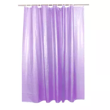 VETTA Шторка для ванной, винил, 180x180см, 12 колец, 3D, 2 цвета