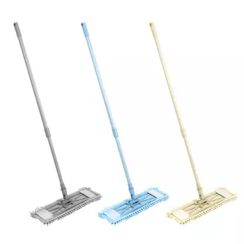 VETTA Швабра эконом с насадкой из микрофиб. без подкл., телескоп., металл, 70-120см, насадка 50г