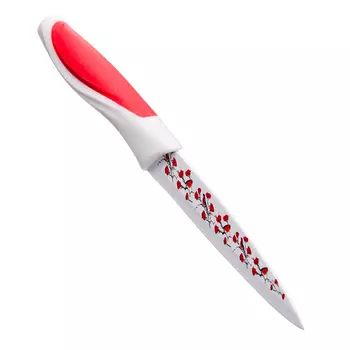 VETTA Снегири Нож кухонный нерж.сталь с антиналипающим покрытием 12,5см, Дизайн GC