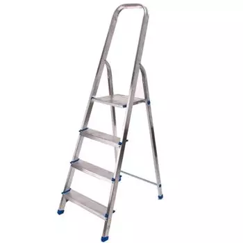 VETTA Стремянка алюминиевая 4 ступени, макс.нагр.150кг, высота 1,53м