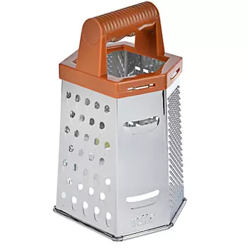 VETTA Терка 6-и сторонняя 20см, нерж.сталь, под дерево, KL326A-8S