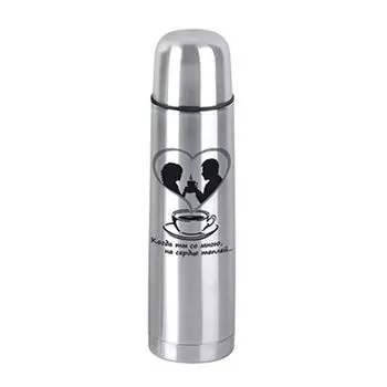 VETTA Термос металлический "Тепло на сердце" 1,00л Bullet