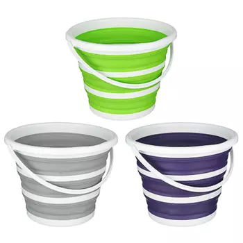 VETTA Ведро складное силиконовое, 10 л, 3 цвета