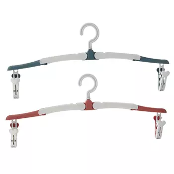 VETTA Вешалка дорожная складная с прищепками, полипропилен, 38,5х15,5см, 2 цвета