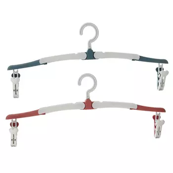 VETTA Вешалка дорожная складная с прищепками, полипропилен, 38,5х15,5см, 2 цвета