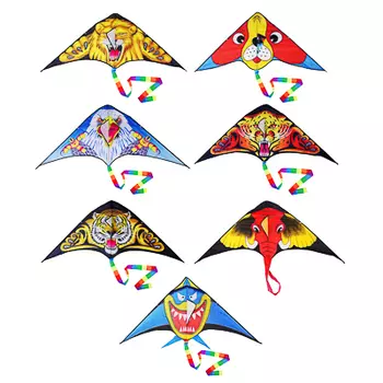 Воздушный змей 160см, текстиль, 7-10 дизайнов