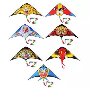 Воздушный змей 160см, текстиль, 7-10 дизайнов