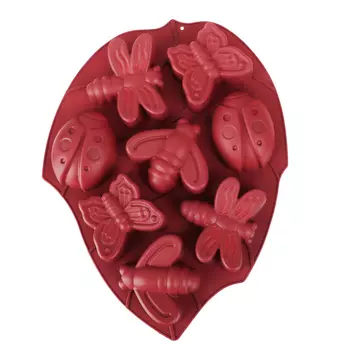 ВСЁГАЗИН Форма силиконовая 8 ячеек, 28х21х3см, "Пчелка"