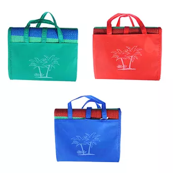 Яркое лето Яркое лето Коврик пляжный, 120х180, с ручками для переноски, полоса, полипропилен, 3 цвет