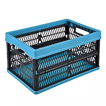 Ящик складной с ручками, пластик, 10л, 34х23х16см, В1272